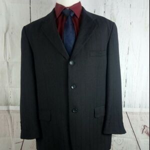 Givara 44R Dark Blue Mens Suit Blazer Sports Coat